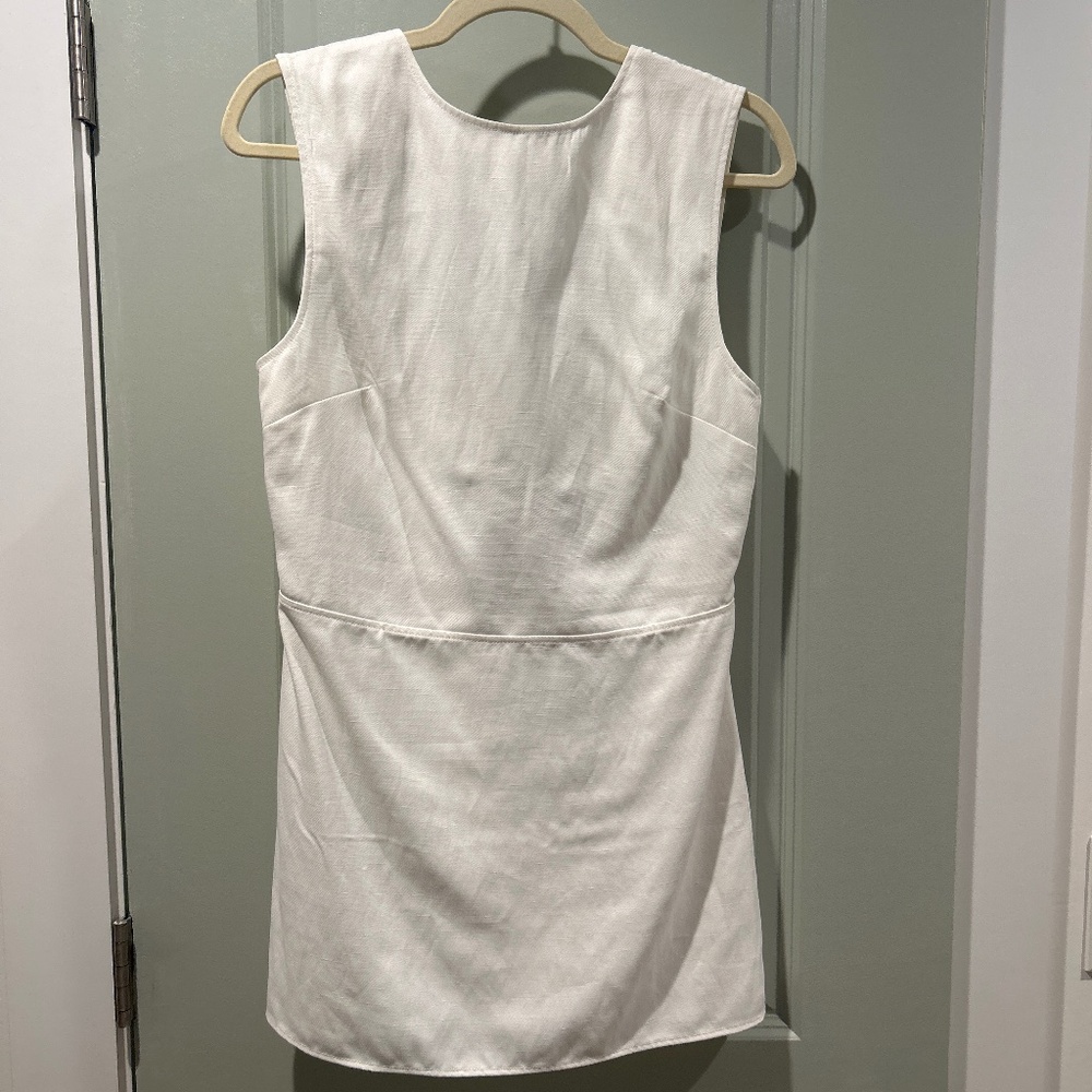 NWT Loulou studio Lugano White dress